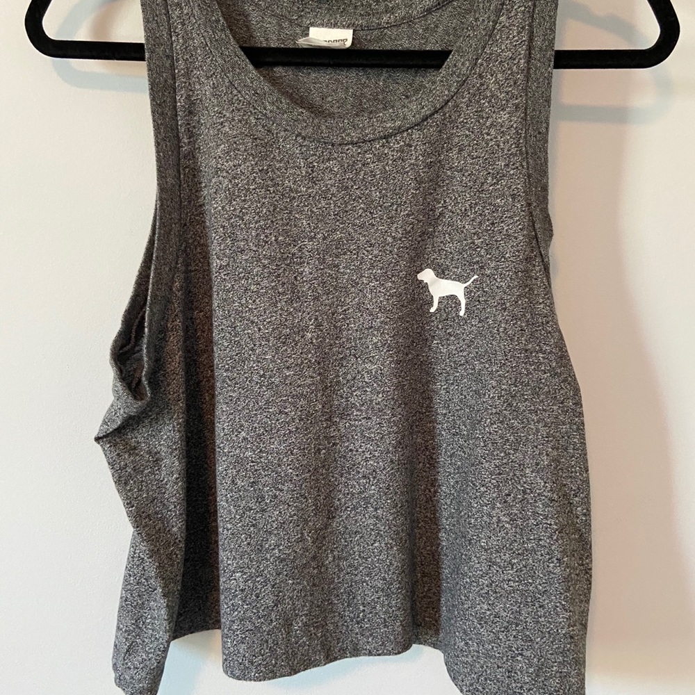 PINK | Crop Muscle Tank